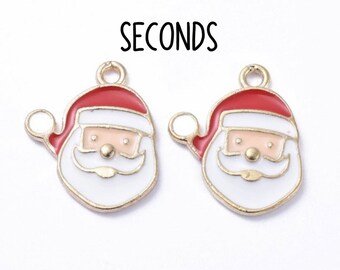 Santa charms, SECONDS 16mm