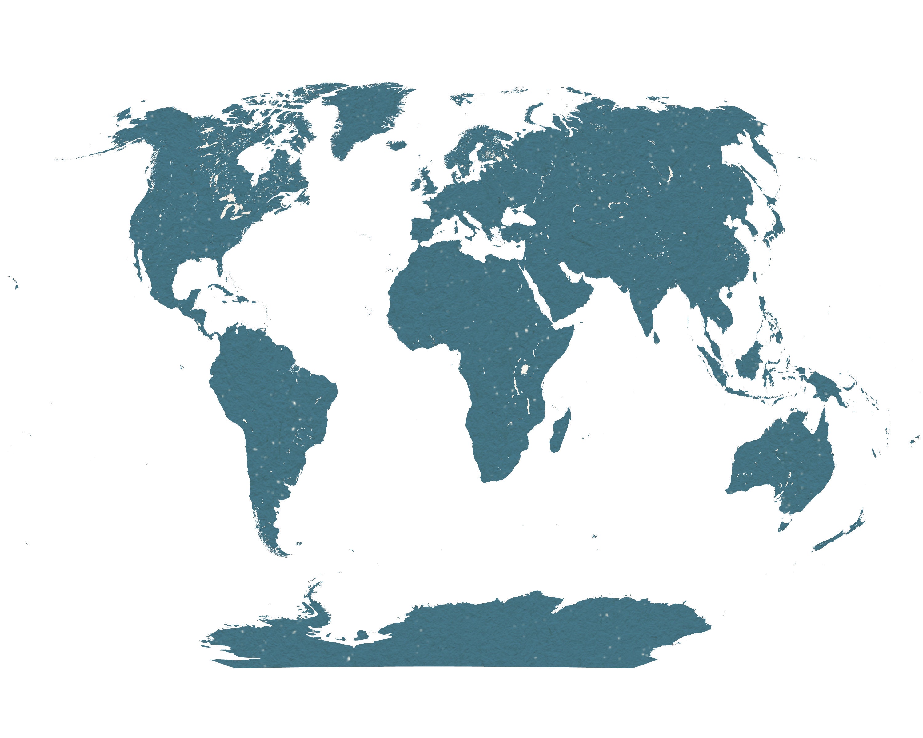 Winkel-tripel Projection World Map Digital Download | Printable ...