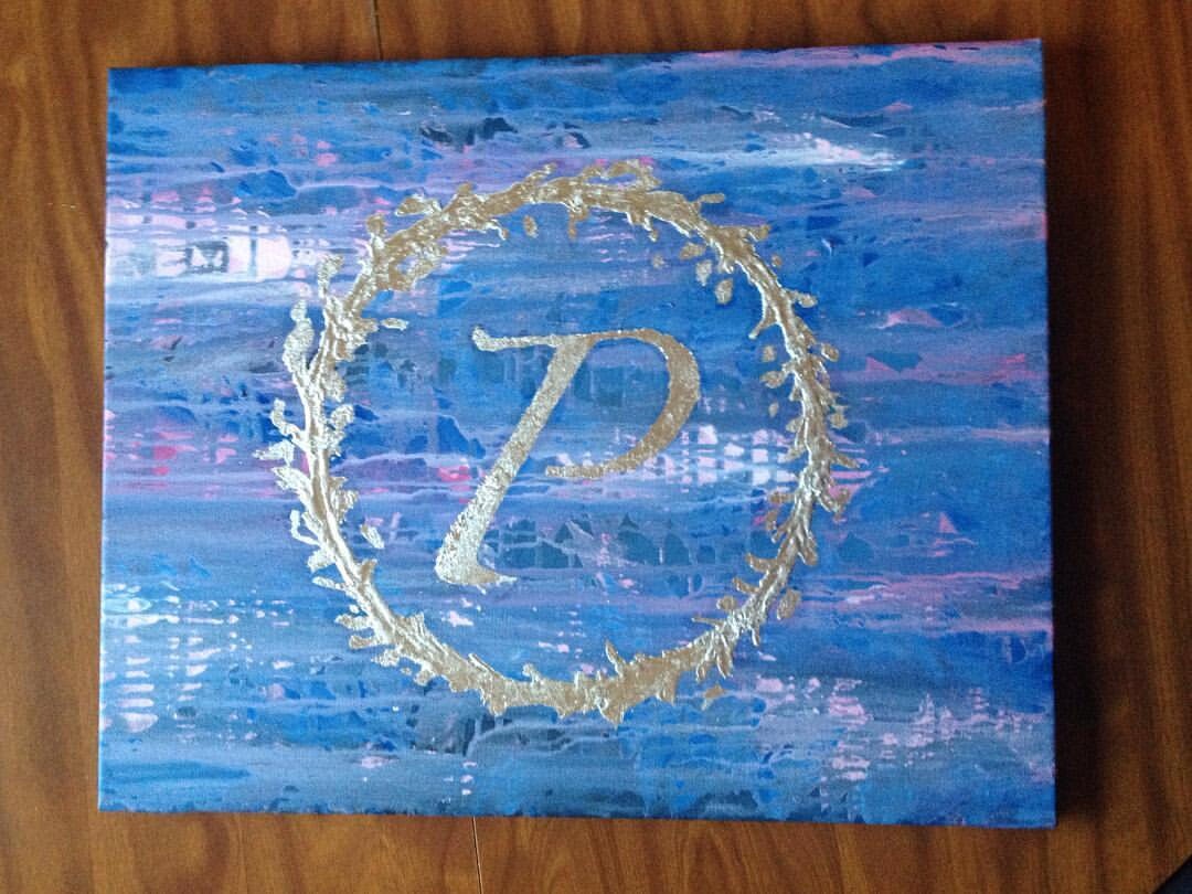 Custom Silver Leaf Paintings Etsy