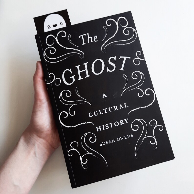 Haunted Bookmark This Book is Haunted Cute Ghost Etsy UK