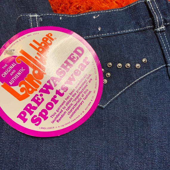 1970s 70s Landlubber Bellbottom Denim Jeans
