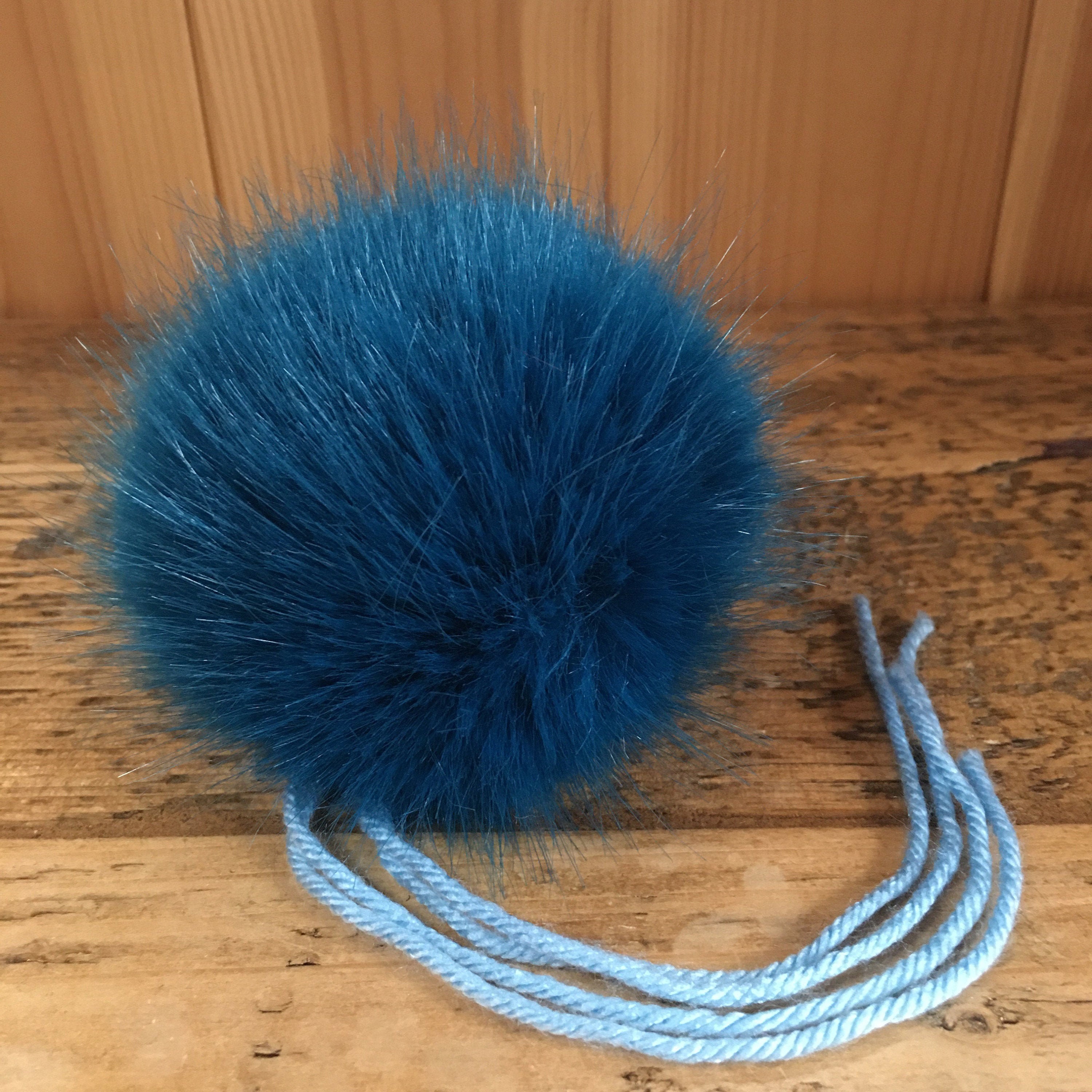 Turquoise pom poms 20 mm, 1 m, pom pom ribbon, pom-poms