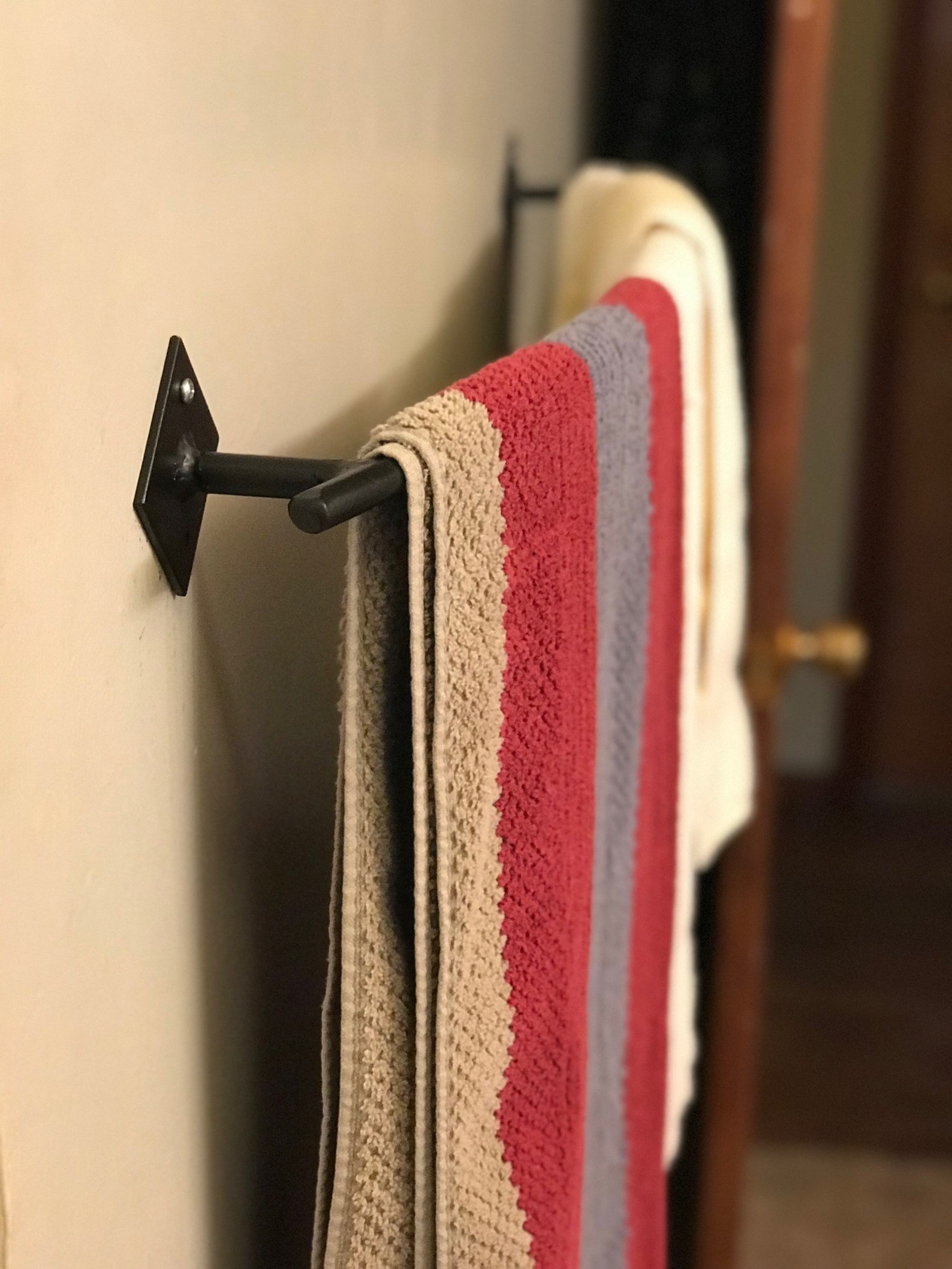 Curved Towel Bar Etsy