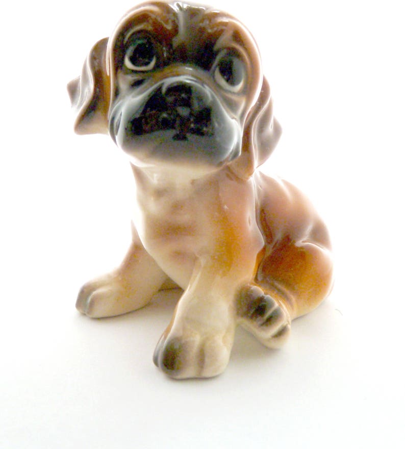 Porzellan rot Welpen Hund Figur Porzellan Symbol 2018 Jahr Etsy