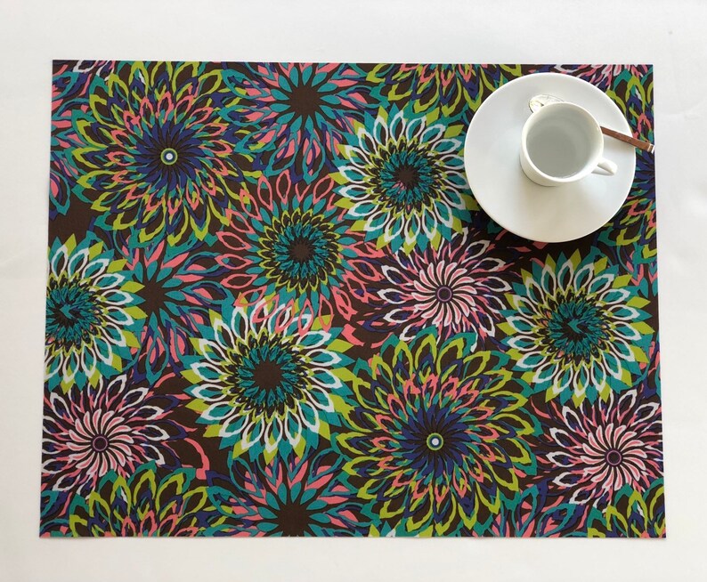 Placemat Set Easy Cleaning Custom Place Mat Mothers Day Etsy