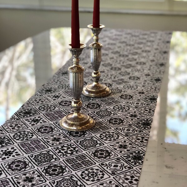 Modern Table Runner Etsy