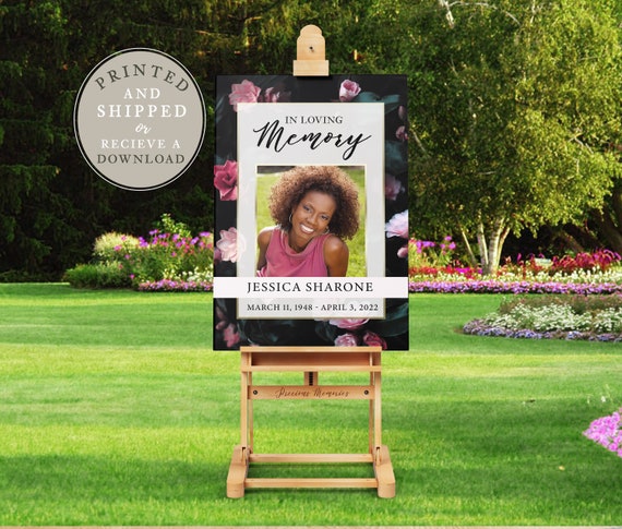 Funeral Welcome Sign, Celebration of Life Poster, in Loving Memory,  Printable Sign, Funeral Decorations, Celebration of Life Decoration 