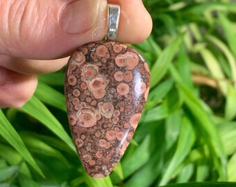 18.75 Cts. Beautiful Natural Designer Poppy Jasper Pear Cabochon Light Red Brown color Pendant size 30x25x4 mm
