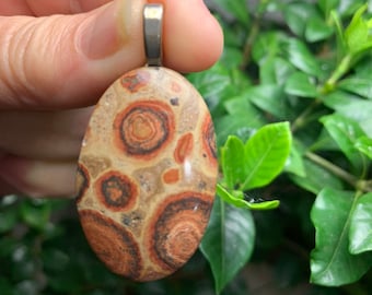 18.75 Cts. Beautiful Natural Designer Poppy Jasper Pear Cabochon Light Red Brown color Pendant size 30x25x4 mm