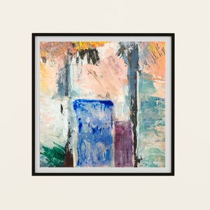 Impresión de arte abstracto, descarga digital imprimible, obra de arte minimalista moderna, cuadrado 15x15, 12x12, 8x8, 5x5