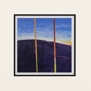 Impresión de arte abstracto, descarga digital imprimible, obra de arte minimalista moderna, cuadrado 15x15, 12x12, 8x8, 5x5