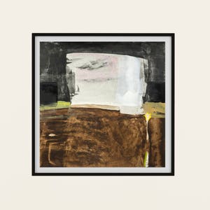 Impresión de arte abstracto, descarga digital imprimible, obra de arte minimalista moderna, cuadrado 15x15, 12x12, 8x8, 5x5