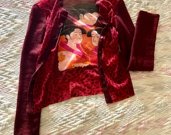 Camisa Kenzo Jeans Geisha S M Vintage 90s