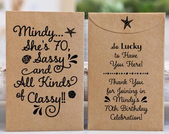 Lottery Ticket Birthday Party Favor Holder, Adult Milestone Birthday, Vegas Scratch Card Envelope, 40th 50th Birthday Celebration