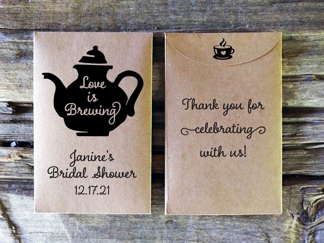Bridal Shower Favors Tea Favors Bridal Shower Tea Favors Tea Etsy