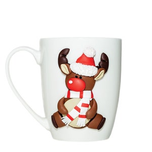 Handmade Christmas Decor Ceramic Mugs Unique Handcrafted