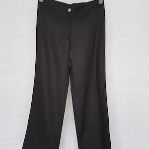 European Organic Linen Trousers Women Pure Linen Pants Size UK 12
