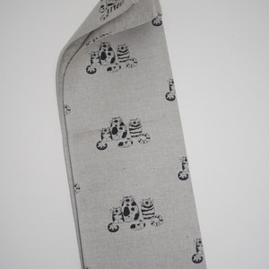 Ropa de cama europea de lujo Toalla de té de algodón Gato Diseño Toalla de cocina