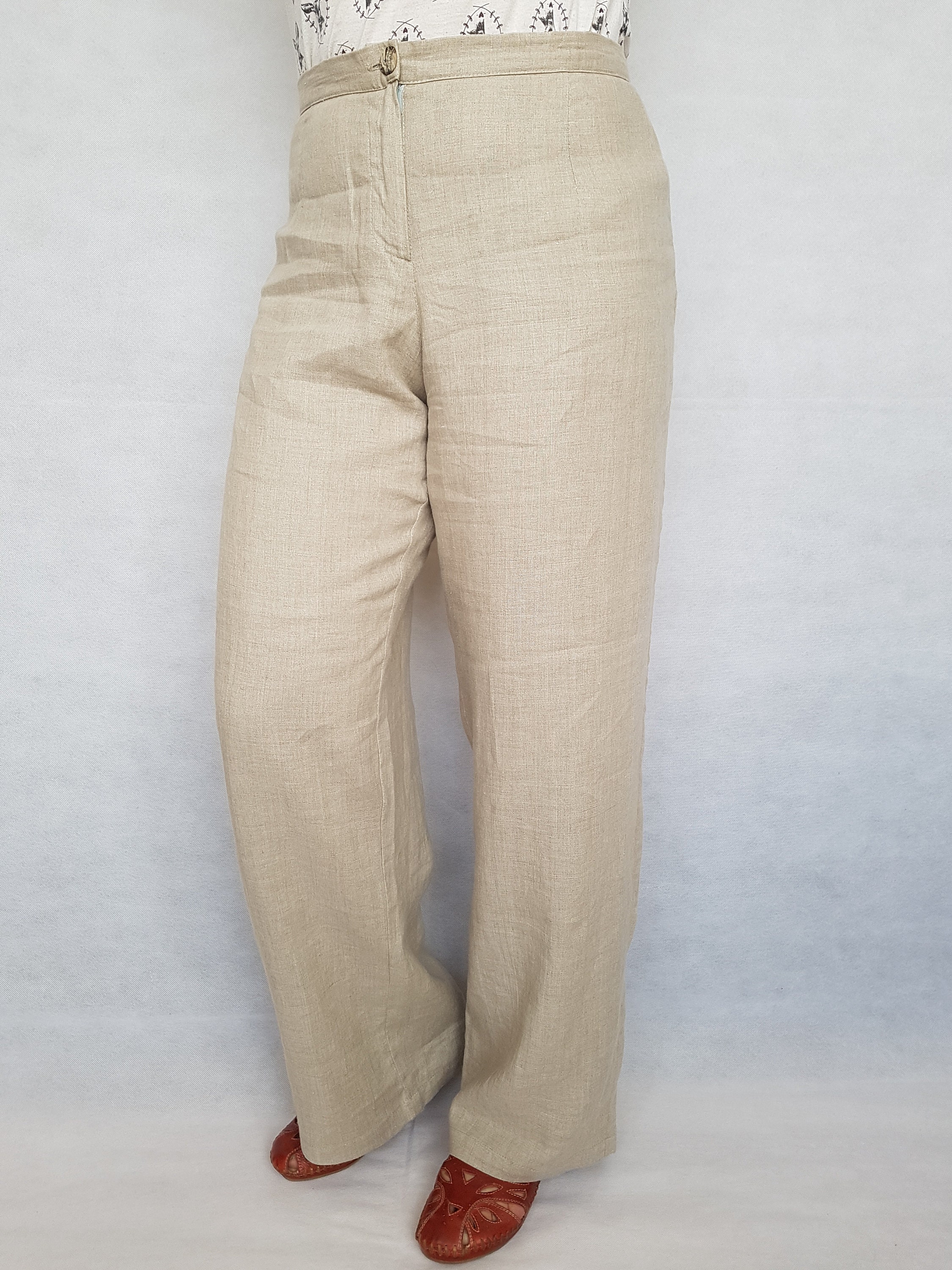 European Organic Linen Trousers Women 