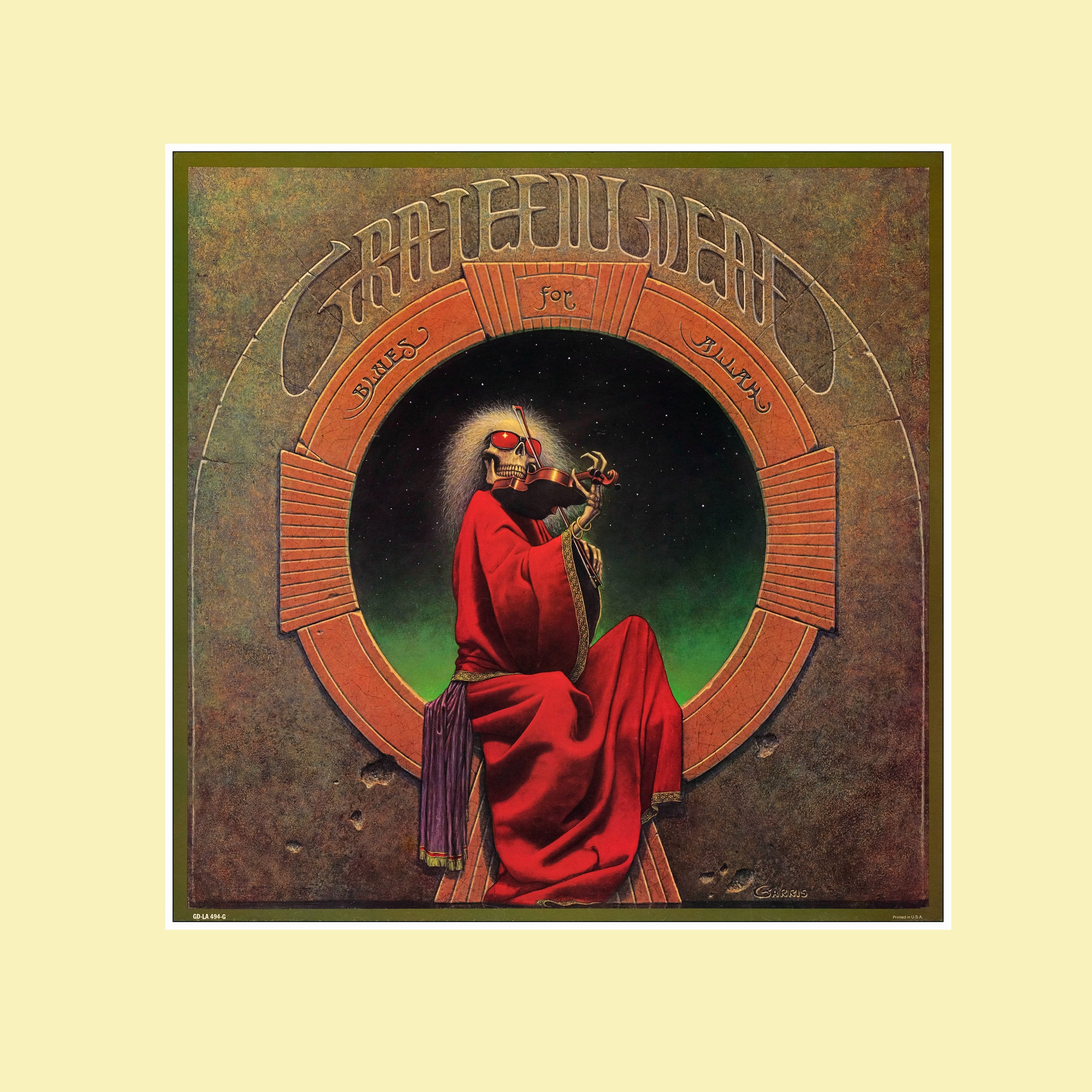 grateful dead Blues For Allah リトグラフ