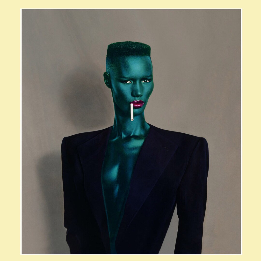 GREEN GRACE JONES Art Print After Tretchikoff Etsy