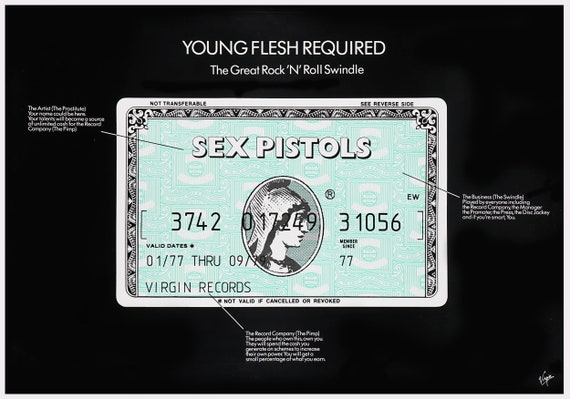 ポスター！SEXPISTOLS関連ロックンロールスウィンドル Sex Pistols | The Great Rock 'n' Roll Swindle promotional
