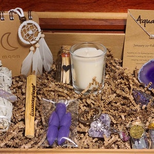 Self care Aquarius Box full with 14 beautiful items .
