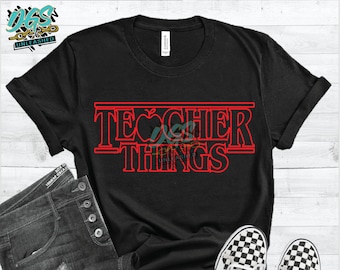 Teacher Things SVG, dxf, eps, and png Digital Cut File