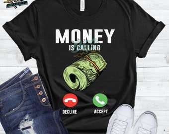 Money is Calling SVG, dxf, eps, and png Digital Design File