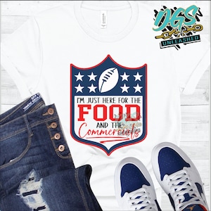 Just Here for Food and Commercials SVG, dxf, png and eps Digital Design File