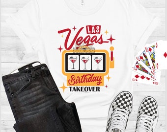 Vegas Birthday Takeover SVG, dxf, png, & eps Digital Designs