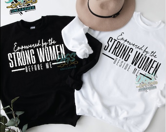 Strong Women (2 Variations) SVG, dxf, eps, png-Cricut-Silhouette, Instant Digital Download