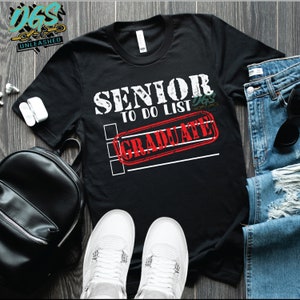 Senior To Do List SVG, dxf, eps, and dxf Digital Design