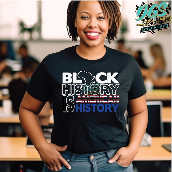 Black History is American History SVG, dxf, png, and eps, Black History Month, BLM, For the Culture, February