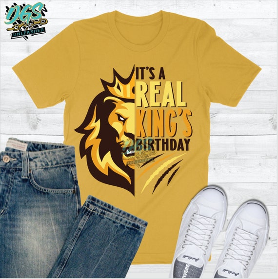 Download A Real King Birthday Svg Dxf Eps And Png Digital Cut File Etsy