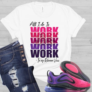 All I do is Work SVG, png, eps, and dxf Design File