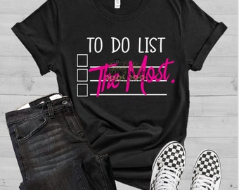 To Do List: THE MOST! SVG, dxf, png, and eps