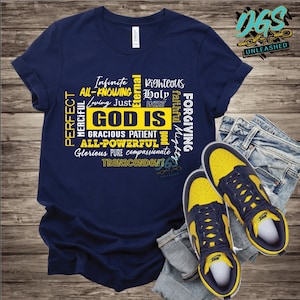 God is SVG, dxf, eps, png-Cricut-Silhouette, Instant Digital Download
