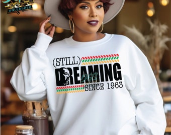 Still Dreaming MLK SVG, dxf, eps, and png Digital Design, Black History Month, February, Instant Download
