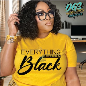 Everything Black SVG, dxf, png, and eps