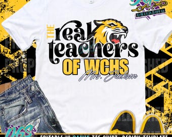 The Real Teachers Editable Template Digital Download