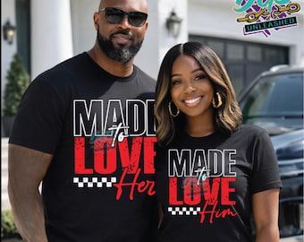 Made to Love Him-Her SVG, dxf, eps, png Cricut-Silhouette, Instant Digital Download