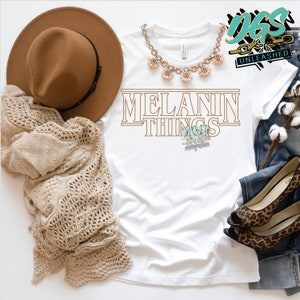 Melanin Things SVG, dxf, png, and eps