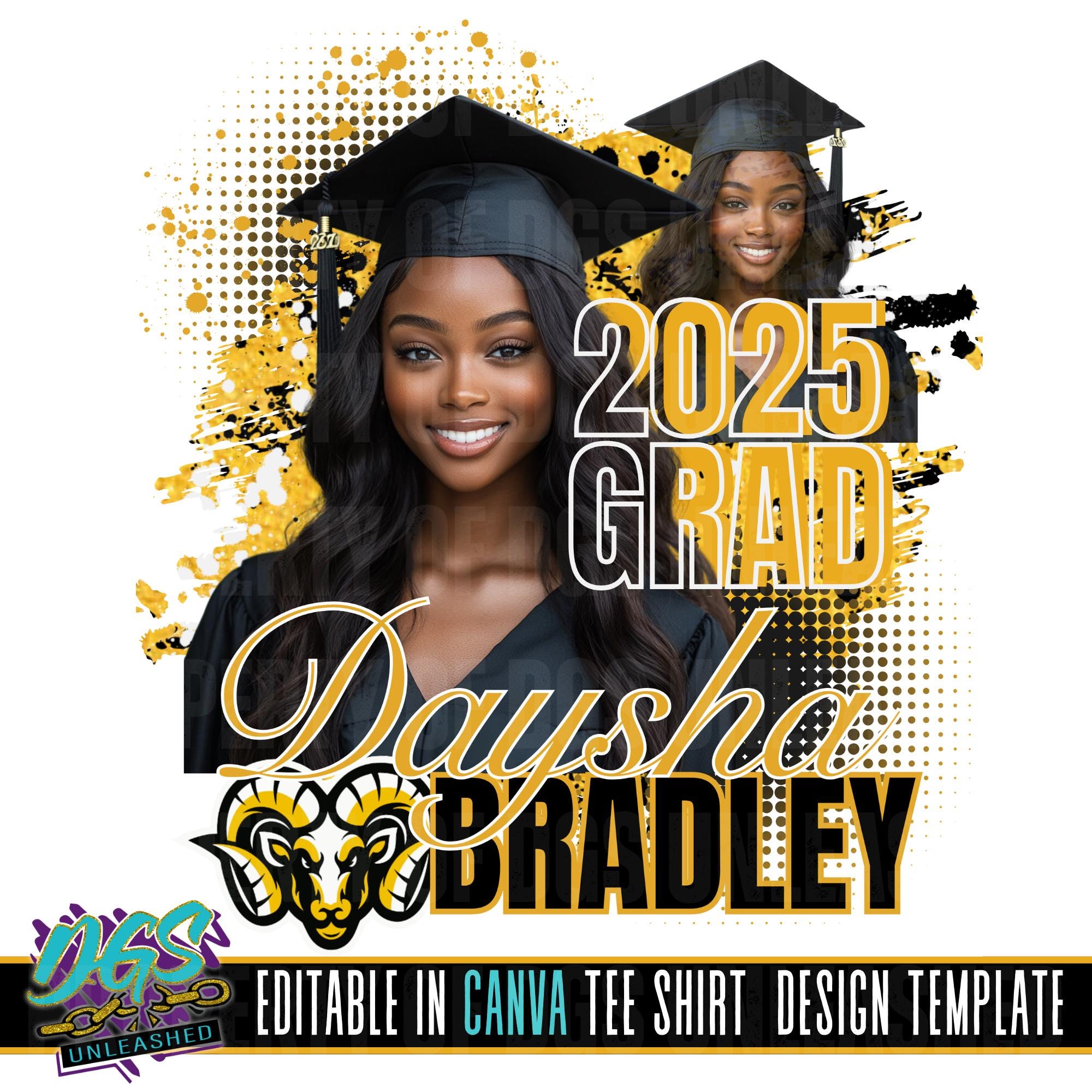 2025 Grad Outline Editable Template Digital Download - Etsy