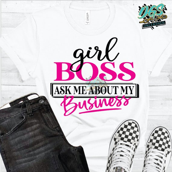 Girl Boss, Business Owner, Entrepreneur SVG, dxf, eps, png Cricut-Silhouette, Instant Digital Download