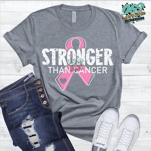 Stronger Than Cancer SVG, dxf, png, and eps Digital Cut File