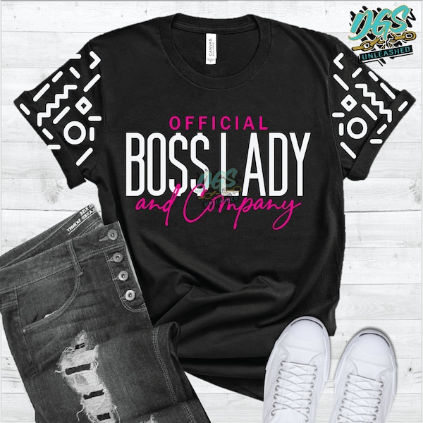Official Boss Lady and Company SVG, dxf, png, & eps Digital Design File