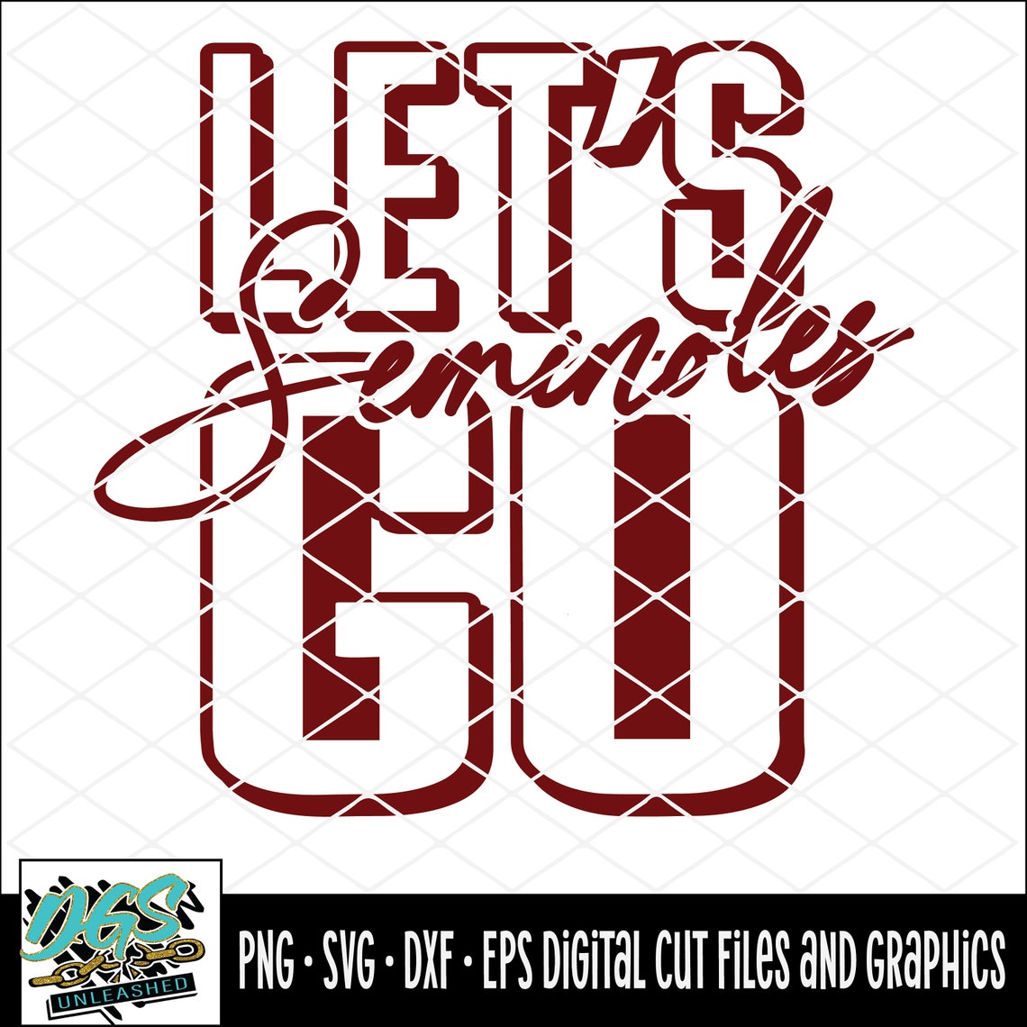 Seminoles SVG Dxf Eps and Png Digital Cut File - Etsy
