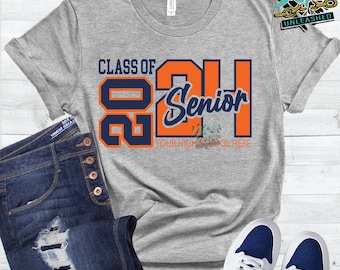 Class of 2024 Senior SVG, dxf, eps, and png Digital Design