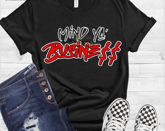 Mind Ya' Business SVG, dxf, png, and eps Digital Design File